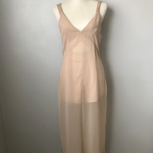 Romper / sheer dress cover